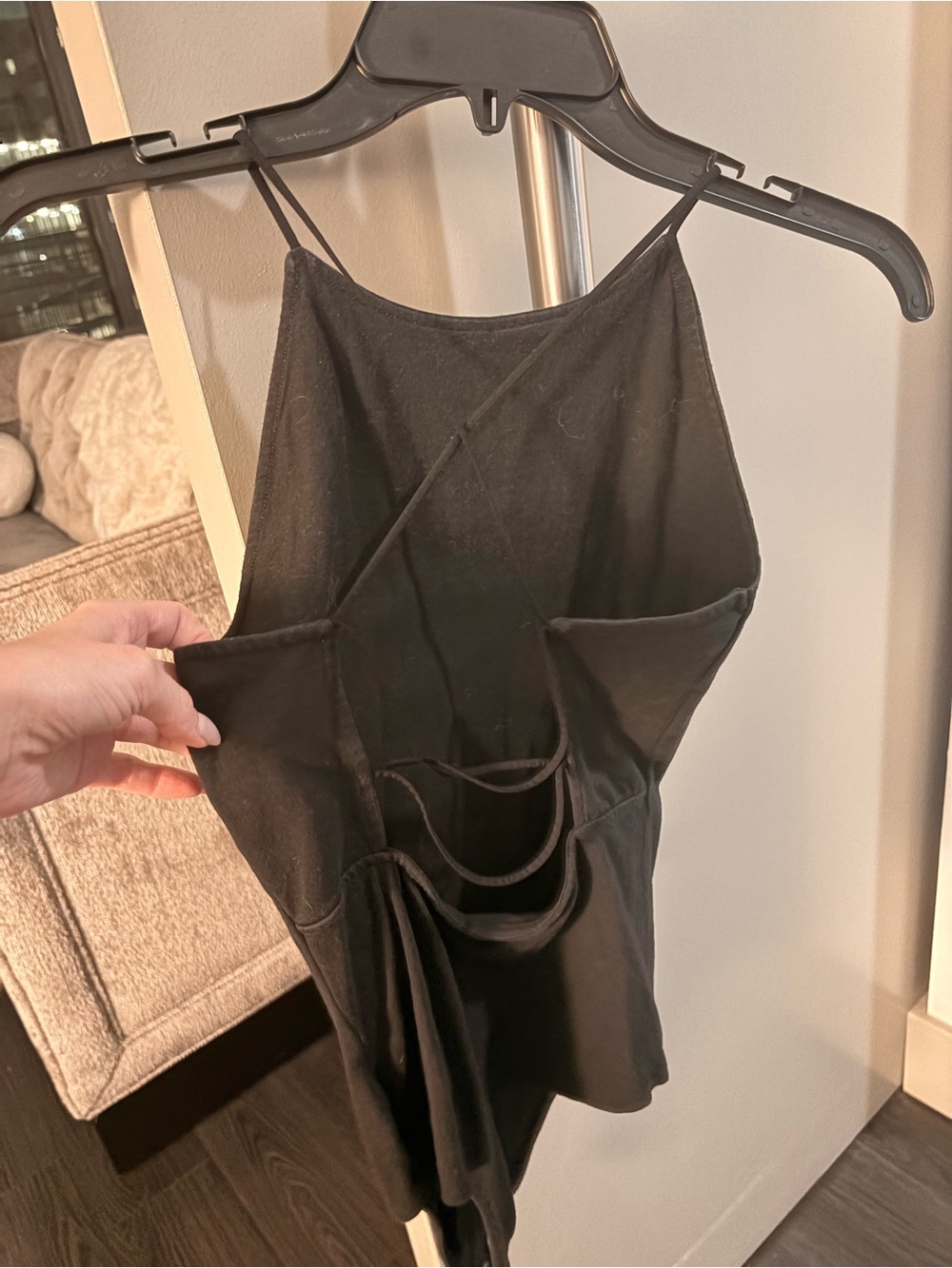 American Eagle Women's Black Bodysuit